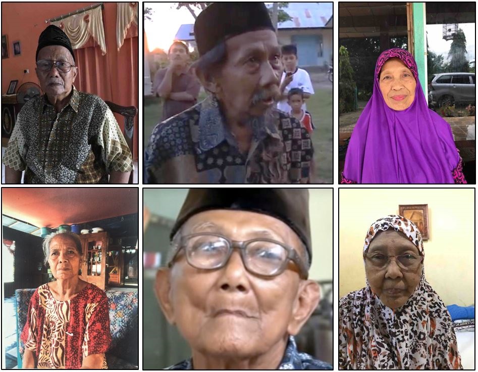 Fotos geïntimeerden Indonesië